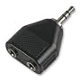 Dual 3.5mm Mono Sockets to 3.5mm Stereo Jack Audio&hellip de kenable&trade;