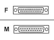 APC 6FT Straight Thru Serial DB25M/DB25F