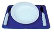 Dycem Non-Slip Place Mats Pk/4 Blue 8 x 10