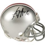 AJ HAWK SIGNED AUTOGRAPHED MINI HELMET OHIO STATE BUCKEYES COA + HOLOGRAM