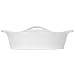 CorningWare Creations 2-Quart Covered Oval Casserole, White Diamond
