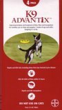 K9 Advantix Red 21-55 lbs 4pk