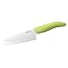 Kyocera Revolution Series 5-1/2-Inch Santoku Knife, Green Handle