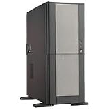 Chieftec LCX-01B-B-SL-OP PC-Geh�use ATX-Midi-Tower Mesh-Serie schwarz/silber
