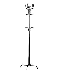 Buy Coat Rack Stand in Satin Black Metal Spider Style by AtHomeMart