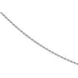 14K White Gold Diamond Cut Wheat Chain - 18 inches