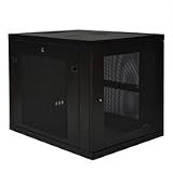 Tripp Lite SmartRack SR12UB Enclosure Rack Cabinet. 12U RACK ENCLOSURE CABINET 33IN DEEP W/ DOORS & SIDES 140LB CAP RACK.