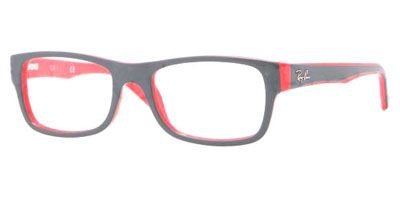 RAY BAN Eyeglasses RX 5268 5180 Grey Red 48MM On Sale