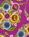 12 Yards of Bloom Magenta Vinyl Mexican Oilcloth Fabric from Dakat Studio Goods (Width 47 inches)