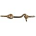 National #N118-133 2-1/2 Brass Hook & Eye