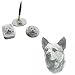 Australian Cattle Dog Desk Set, Porcelain by Rosalinde