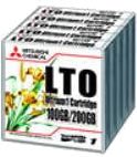 三菱化学メディア｜三菱化学 LTOU100GBC LTO Ultrium1 1巻×5 カートン