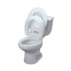 Hinged Elevating Toilet Seat -Round