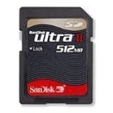 Sandisk 512 MB Secure Digital Ultra II (SDSDH-512-901, Retail Package)