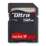 Sandisk 512 MB Secure Digital Ultra II (SDSDH-512-901, Retail Package)