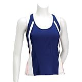 Bolle Tennis Sapphire Racerback Tank (COLOR: Royal Blue/ White, SIZE:Extra Large)
