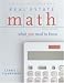 Real Estate Math: What You Need to Know