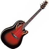 Ovation 1778 LX Elite Acoustic-Electric Guitar, Black Cherry Burst