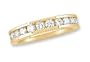Certified 1 ct. tw. Diamond Anniversary Ring in 18kt. Gold