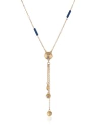 T Tahari "Night Sky" Tassel Y-Shaped Necklace, 18"