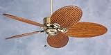 Emerson Ceiling Fans CF2000AB Maui Bay Fan Antique Brass Outdoor Indoor Fan 52 w B70DO Blades
