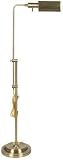 Antique Brass Adjustable Full Spectrum Floor Lamp