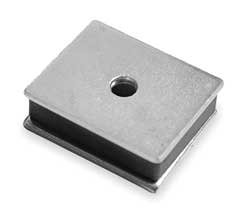 Industrial Grade 3DYC7 Latch Magnet, 12 Lb, 0.187 In Hole Dia