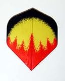 5 Sets - GERMAN FLAG SPLASH - Hard Poly flights