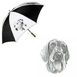 Dachshund Wirehair Umbrella by Porcelain by Rosalinde (60' Arc)
