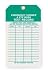 Industrial Grade 2RMU6 Inspection Tag, Emergency Shower, Pk 10