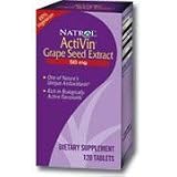 Natrol, Activin (Grape Seed Extract) 50mg - 120 Tablets