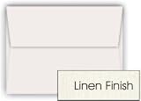 Neenah CLASSIC LINEN - 4BAR SQ. FLAP - (A1) Envelopes - NATURAL WHITE (Off White) - 250 PK