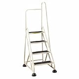 Product details for CRA1041R19 4-Step Ladder, w/ Right Handrail, 24-1/2