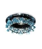 Geometrix by Schonbek VCR031CIN Vertex 1 Light Recessed Lighting Trim with Cinnabar Strass crystal