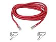 Belkin CAT5E RJ-45M to RJ-45M 50ft Patch Cable Red ( A3L791-50-RED )