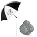   - Black Poodle Umbrella by Porcelain by Rosalinde (60' Arc)