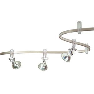 Satco 5 LIGHT - MR16 - FLEX TRACK KIT - PORTABLE SPOT model number 76-453-SAT