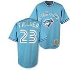 Toronto Blue Jays Cecil Fielder #23 Throwback Jersey