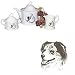 Australian Shepherd Tea Set, Porcelain by Rosalinde