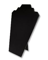 Necklace Board 2 Chains Black Leatherette Necklace Jewelry Display