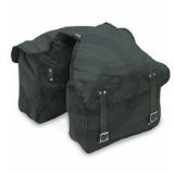 DRAG SPECIALTIES BLK CANVAS S.B. W/LEATHER DS110950