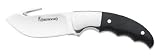 New Browning Micarta Big Game Fixed Knife with Gut Hook 440-C stainless Black linen Micarta Handle