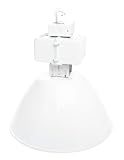 Designers Edge L1774 22-Inch Metal Halide Pulse Start High Bay Metal Halide Industrial Light with Aluminum Reflector, White, 400-Watt