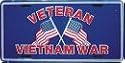 Veteran Vietnam War License Plate