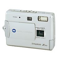 Konica Minolta DiMAGE X50 - Digital camera - 5.0 Mpix - optical zoom: 2.8 x - supported memory: MMC, SD - silver