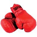 Red Vinyl Cardio Training Gloves