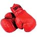 Red Vinyl Cardio Training Gloves