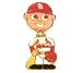 Baseball Pin - St Louis Cardinals Bobble Head Pin by Aminco