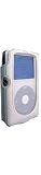 212TD9PXKML. SL160  Platinum Skin Case w/Swivel Clip   iPod 20G  White
