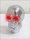 Red Glowing LED Eyes Skull Heavy Aluminum Shift Knob